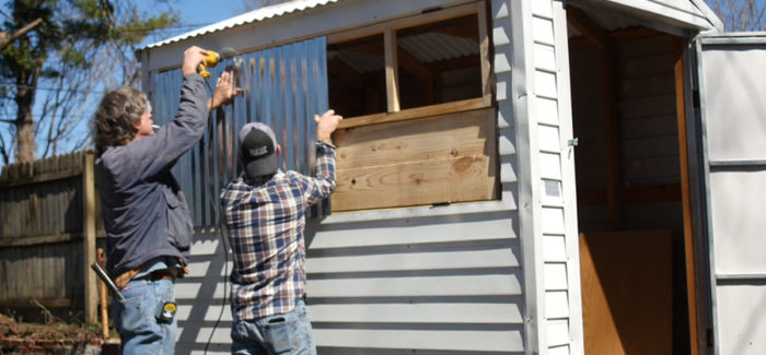 Beer Shed Building: Watch These Two Guys Refurbish an Old Shed into an Awesome Backyard Beer Getaway