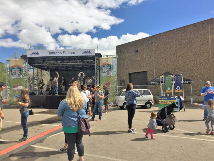 Main stage at 4th Annual Upslope Get Down