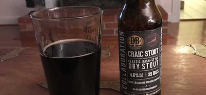 Devils Backbone + Mad Fox | Craic Stout