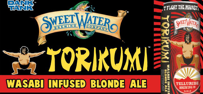 SweetWater Brewing Torikumi Dank Tank wasabi infused blonde ale