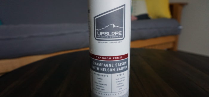 Upslope Brewing  | Champagne Saison with Nelson Sauvin