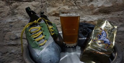 Wynkoop brewing climbing wall