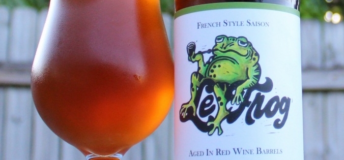 Walking Tree Brewery | Le Frog Aged in Red Wine Barrels