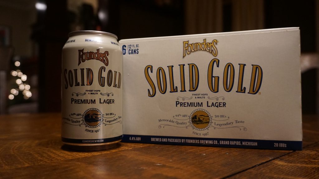 Founders Brewing Company Solid Gold Premium Lager