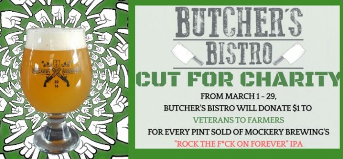 Denver’s Mockery Brewing & Butcher’s Bistro Raise $1,320 for Charity