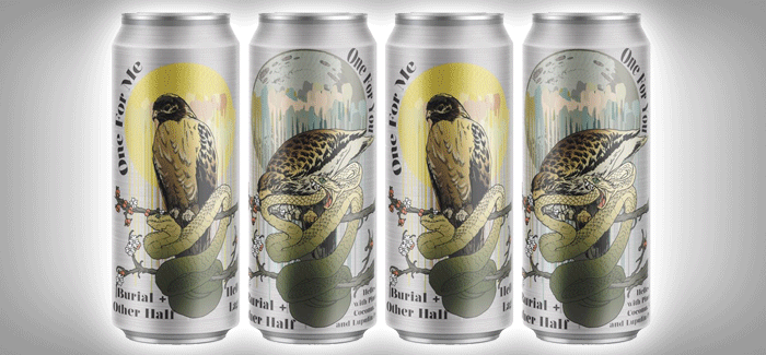 Burial + Other Half | One For Me Helles Lager