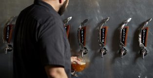 launch pad brewery tap handles