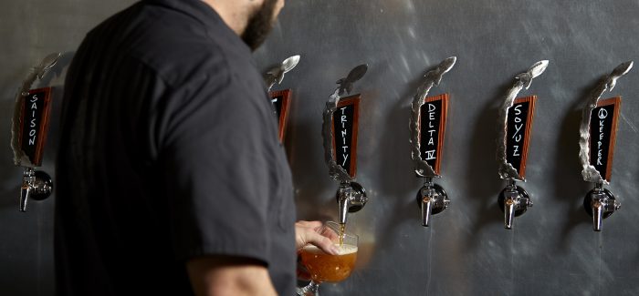 launch pad brewery tap handles