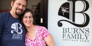 Wayne Burns and Laura Burns of Burns Family Artisan Ales