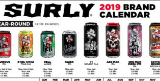 Surly 2019 Beer Release Calendar
