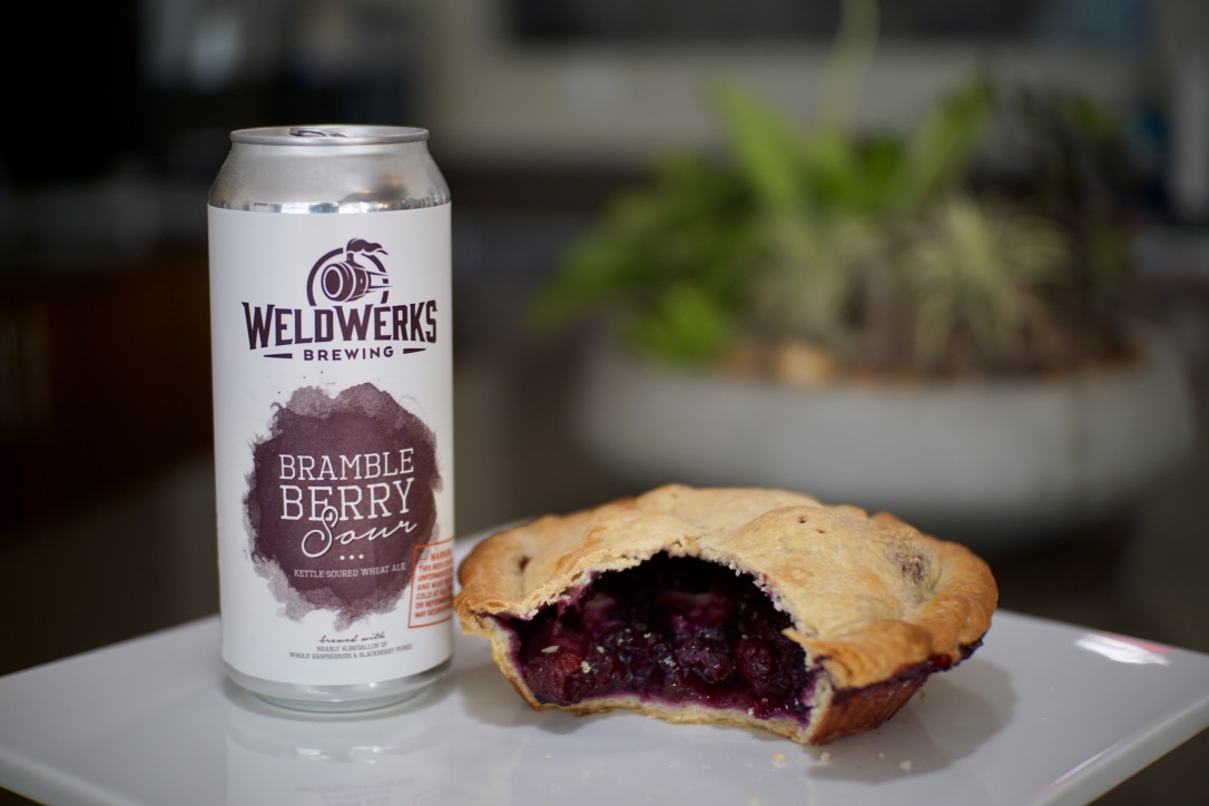 National Pie Day Beer + Pie Pairing Brambleberry Sour and Bumbleberry pie