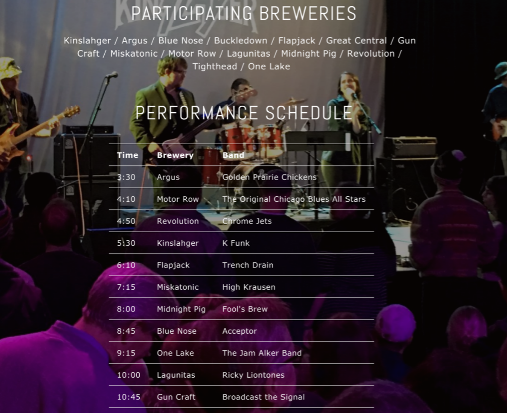 Brewers Rock Festival -- Groundhog Day 2019