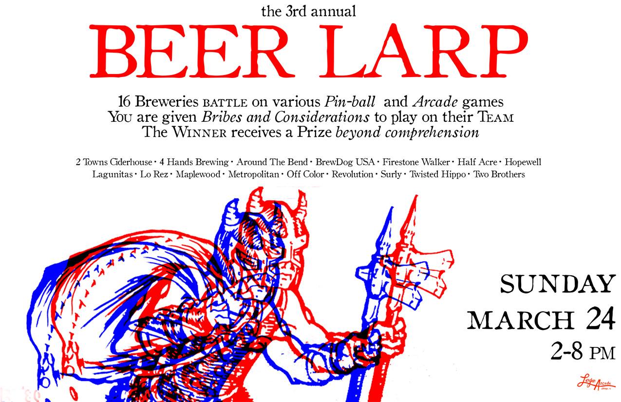 Beer Larp 2019 -- Logan Arcade, Chicago