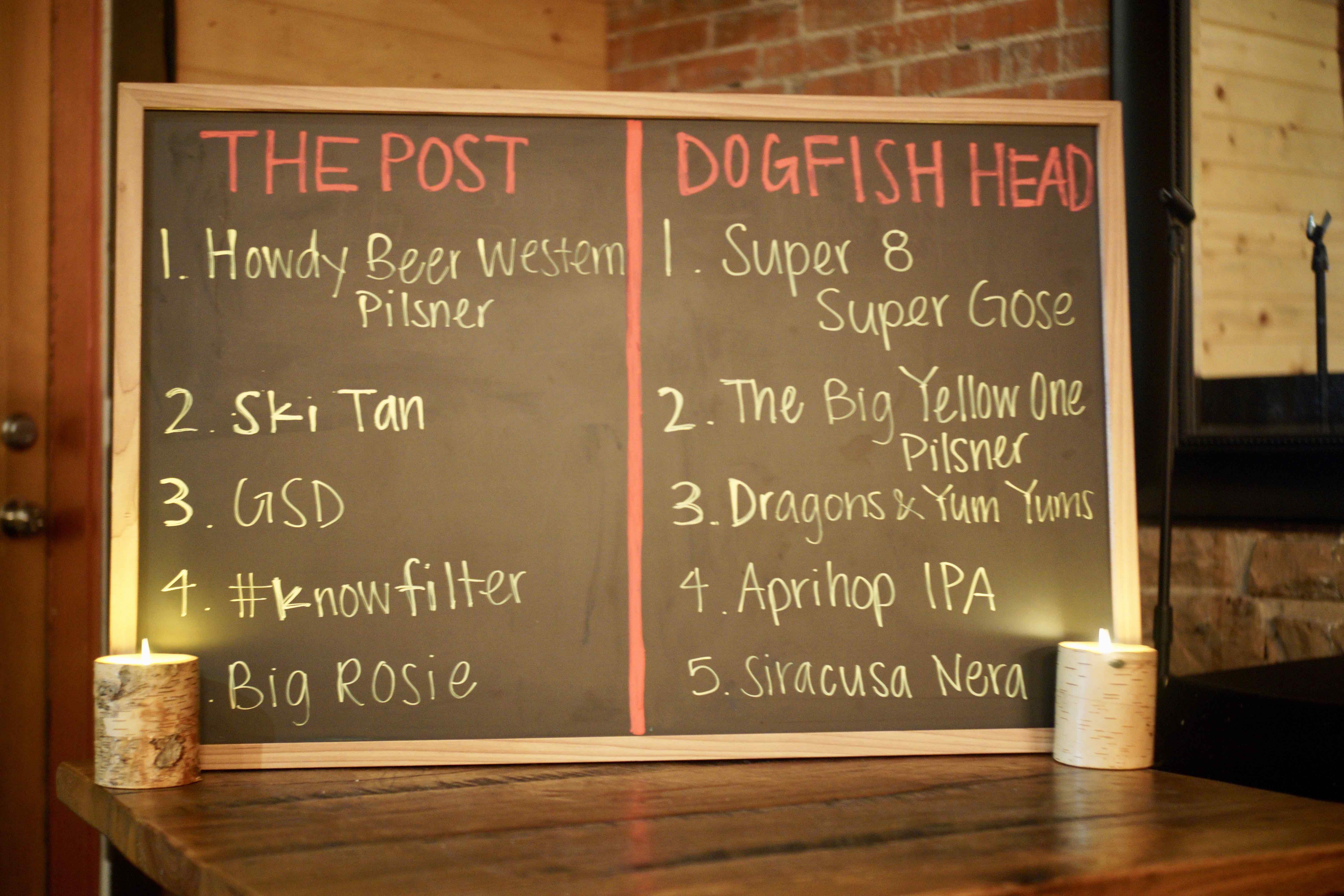 Battle of the Brewmasters | The Post & Dogfish Head