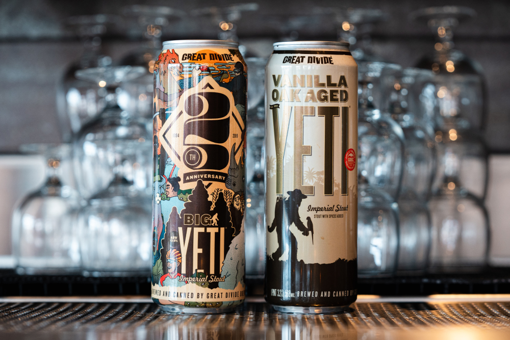 big yeti and vanilla oak aged yeti