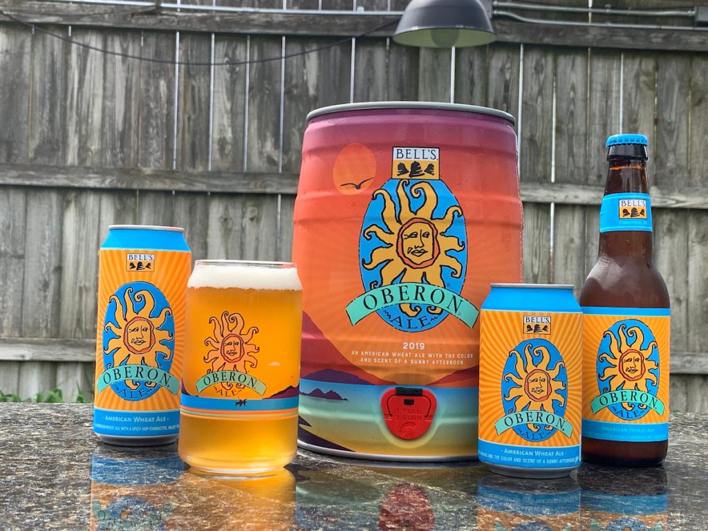 Bell's Oberon mini keg and family photos