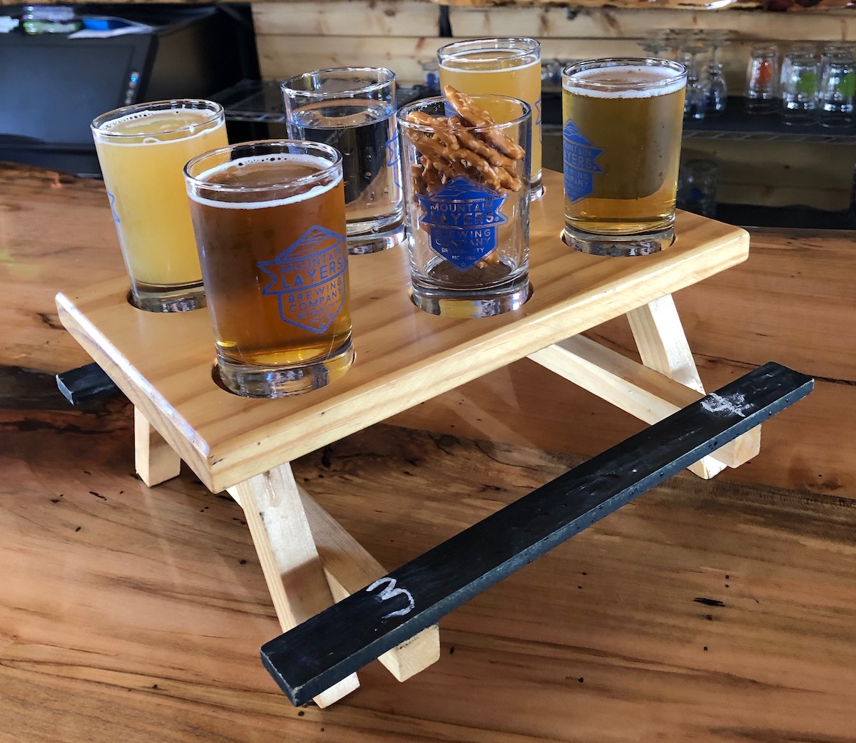 Mountain Layers Beer Flight