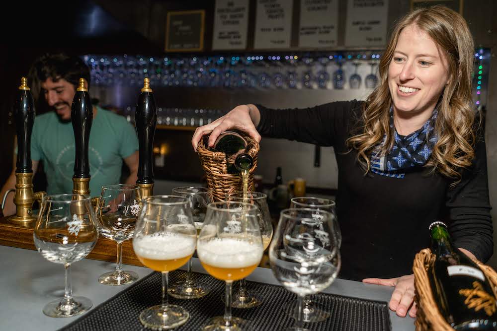 Brandon Boldt and Lisa Boldt Primitive Beer