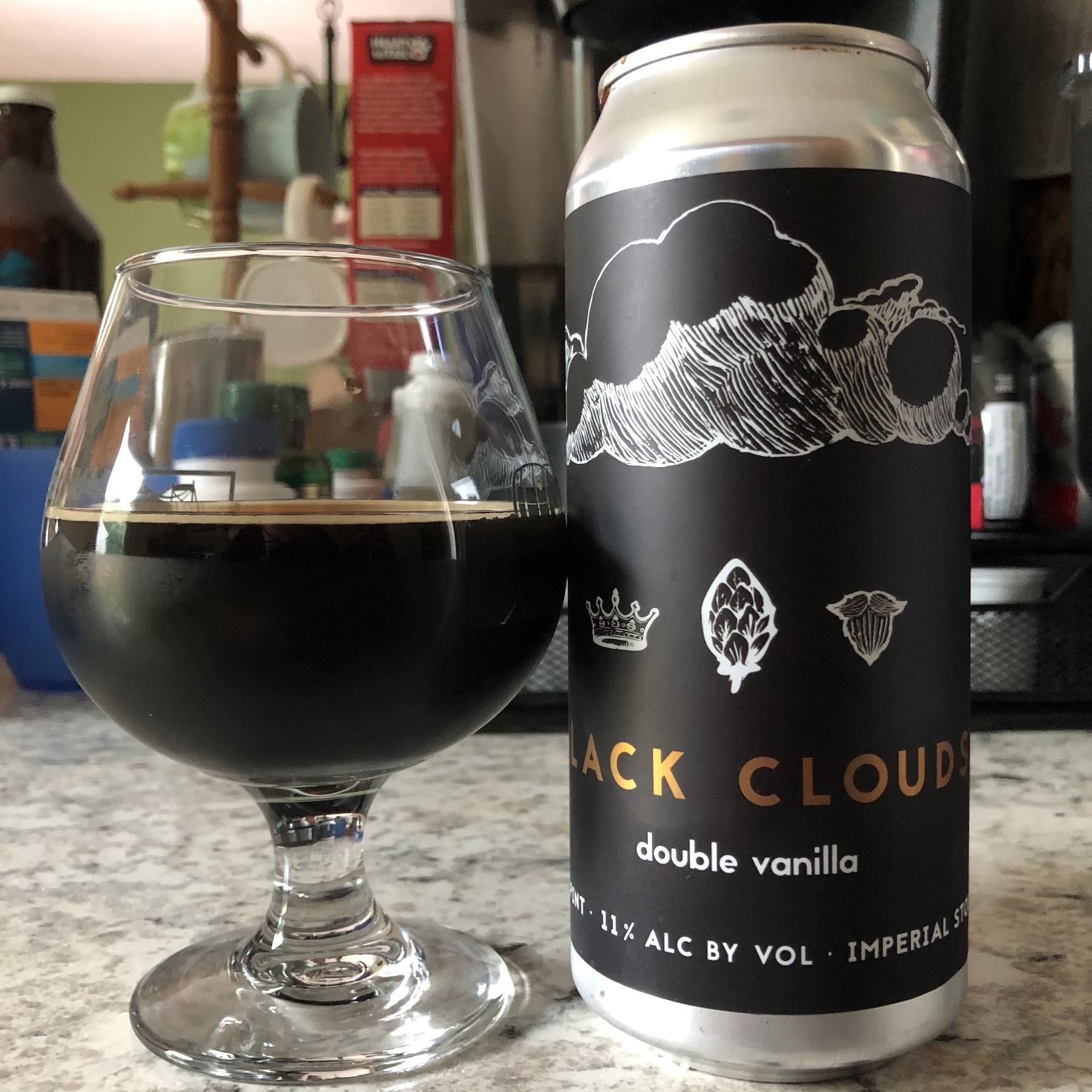 Dancing Gnome Black Clouds Double Vanilla