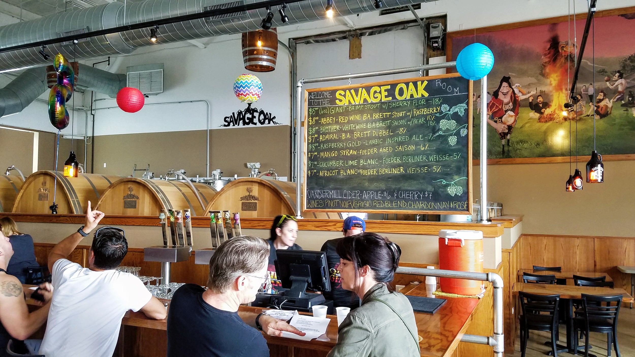 Imperial Oak Brewing Savage Oak Room