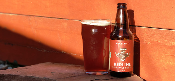 Redline, an Irish-style Red Ale from Utah's Bonneville Brewery. Photo credit: Tim Haran