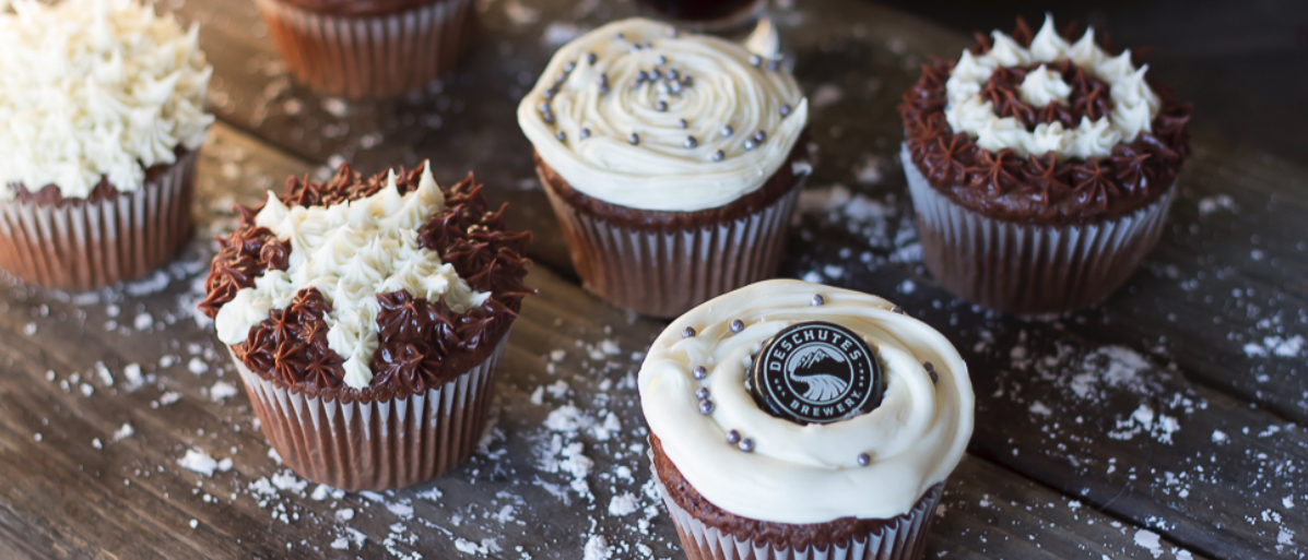 Deschutes Easy Porter Cupcakes