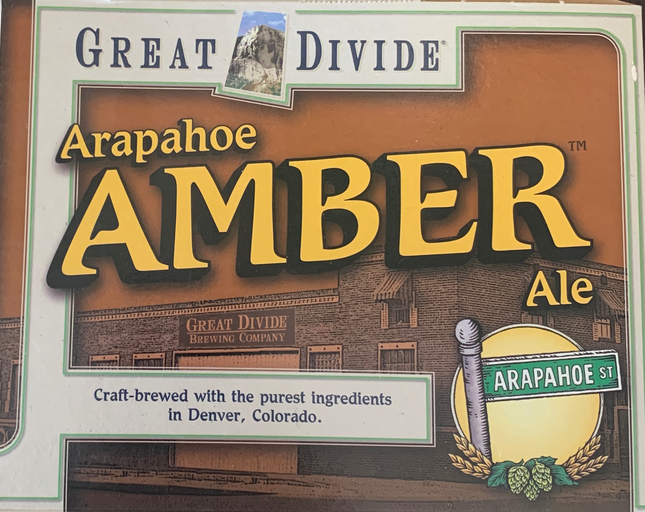 Great Divide Arapahoe Amber Ale
