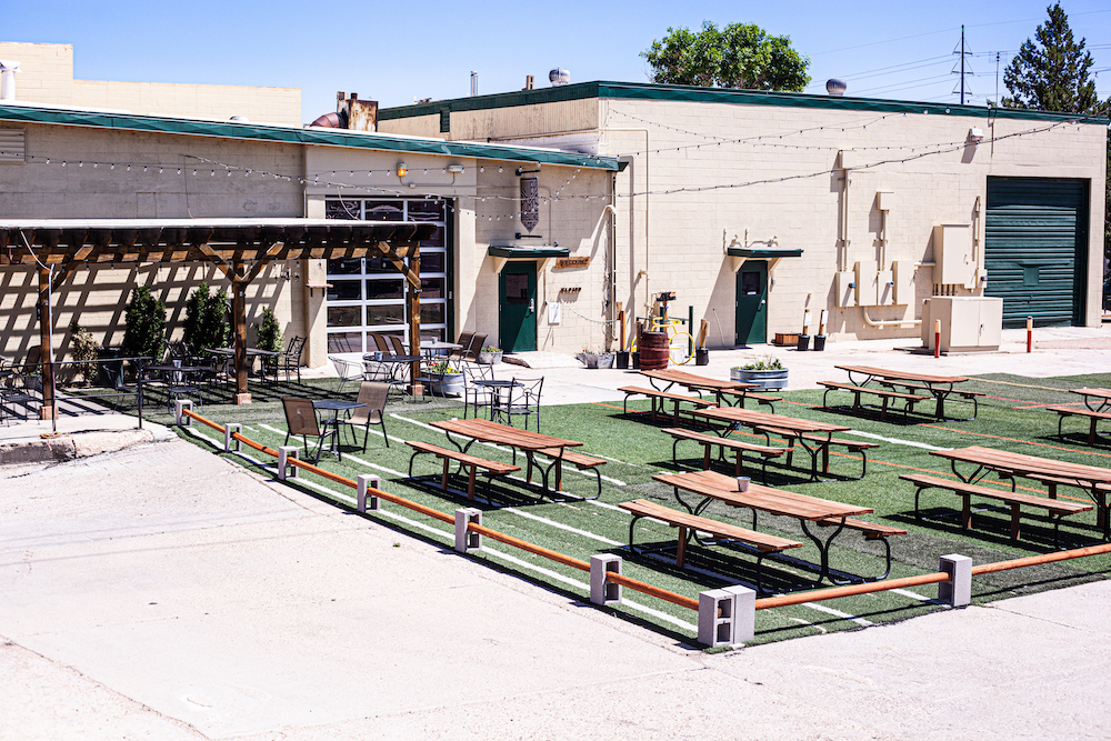 Wiley Roots Brewing Outdoor Patio