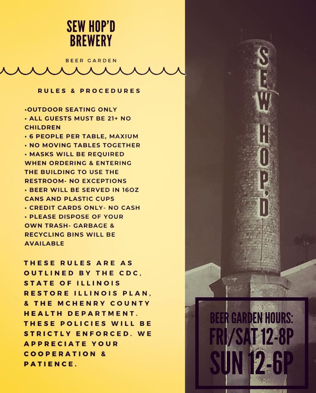 Sew Hop'd Brewing COVID19
