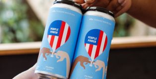 Threes Brewing People Power Pilsner