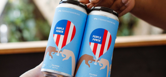 Threes Brewing People Power Pilsner