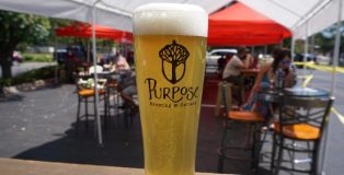 Glass of Purpose Beer