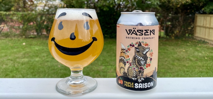 Väsen Brewing Triple Peach Saison