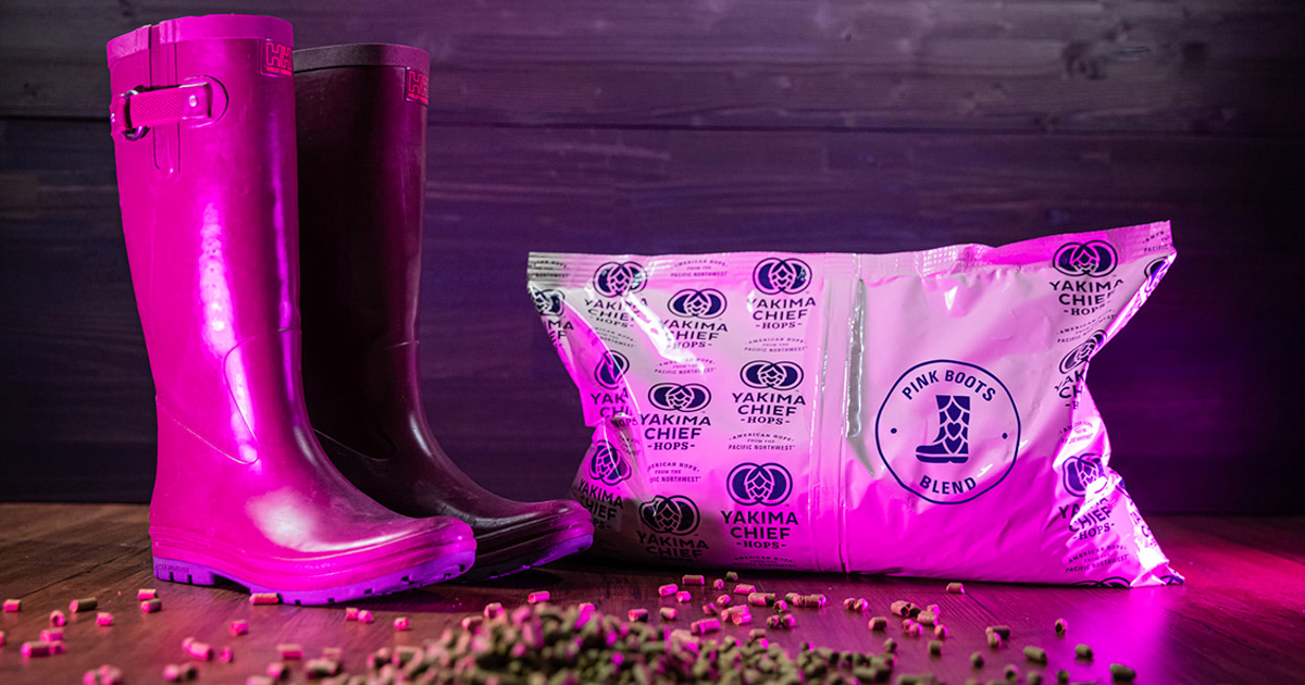 Yakima Chief Hops Announces the Pink Boots Blend for 2021