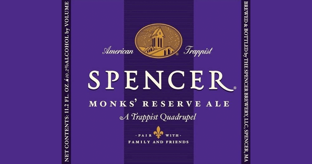 Spencer Brewery Monks' Reserve Quadrupel Ale