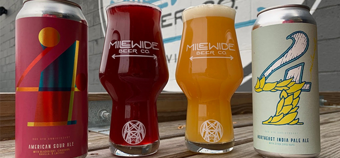 Mile Wide Beer Co. Celebrates Fourth Anniversary with Two Beer Releases