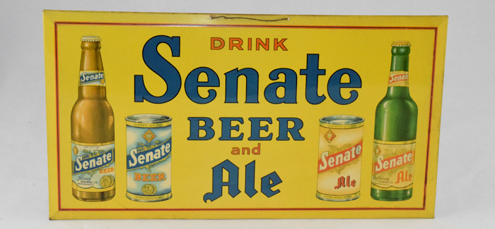 Vintage Senate Beer Advertisement