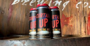 curtain up beer