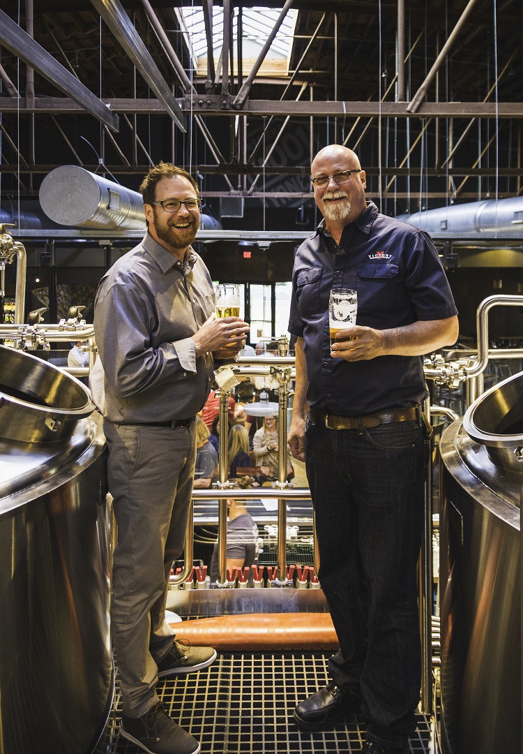 Bill Covaleski (L) and Ron Barchet (R). Photo courtesy: Victory Brewing