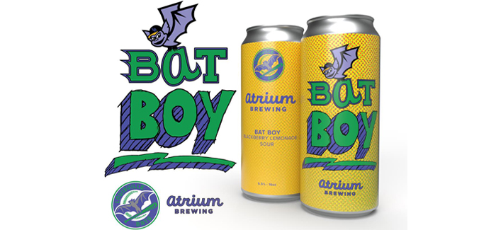Atrium Brewing Partners with Louisville Bats to Launch “Bat Boy”