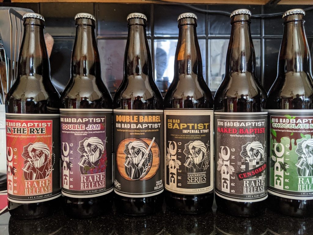 Epic Brewing Big Bad Baptist Series