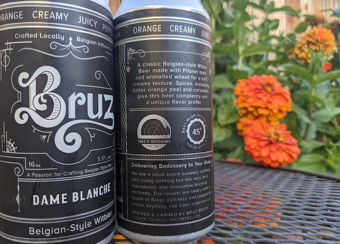 Bruz Beers Dame Blanche Belgian Style Witbier Porchdrinking Com