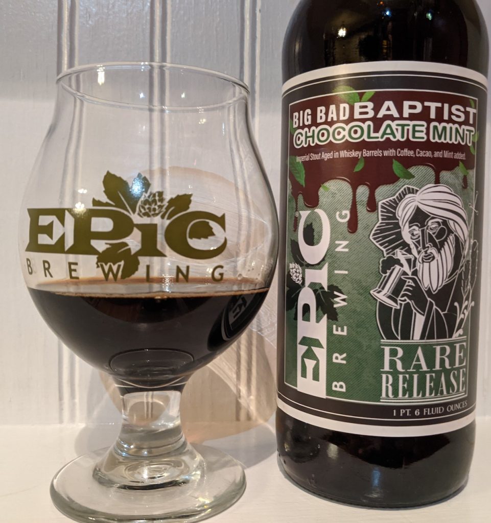 2021 Epic Brewing Big Bad Baptist Chocolate Mint