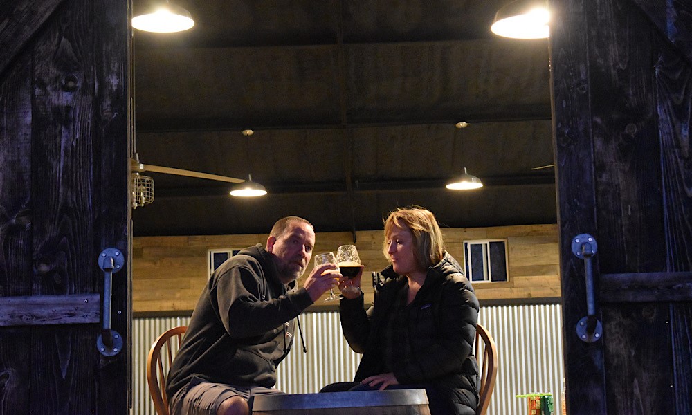 Philip and Monica Davis of Hawkins Farmhouse Ales, photo credit Hawkins Farmhouse Ales