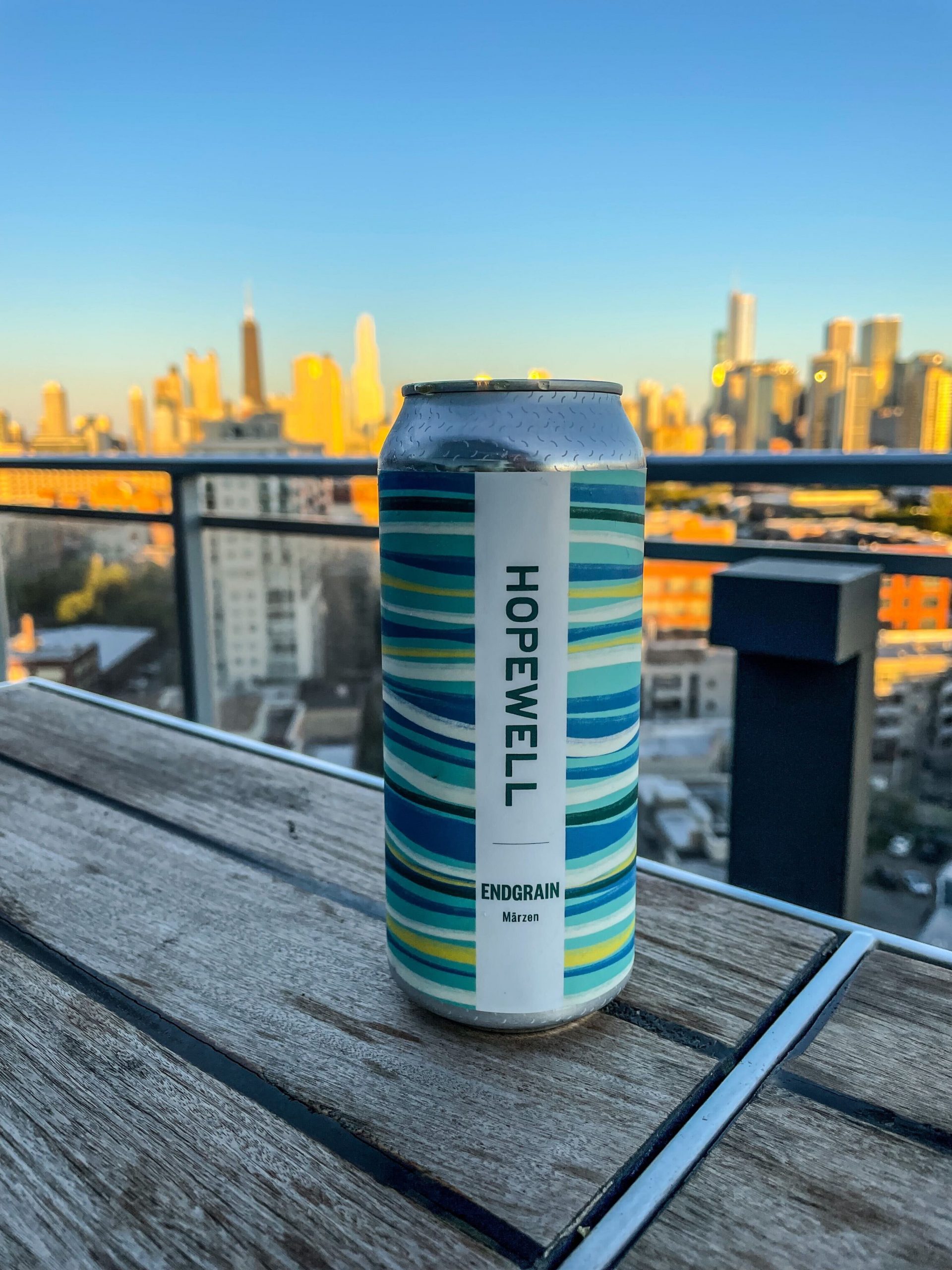 Endgrain Oktoberfest beer can