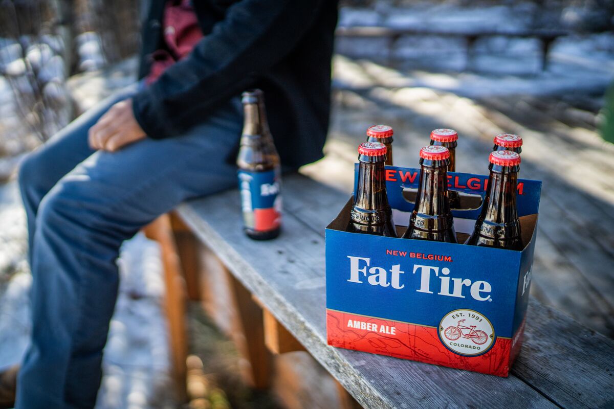 New Belgium Brewing Fat Tire in Bottles