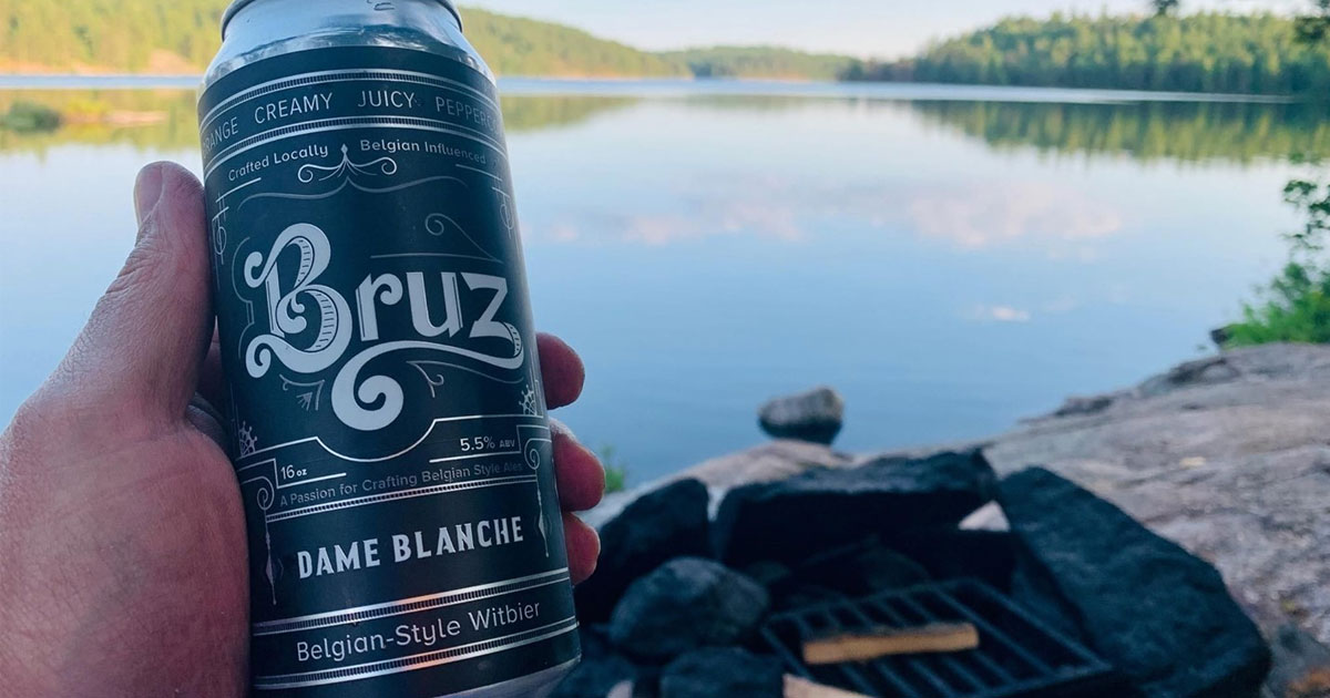 Bruz Beers Dame Blanche Belgian Style Witbier Porchdrinking Com