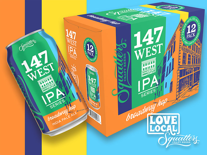147 West Broadway Hop IPA - Squatters Craft Beers - Credit - Squatters