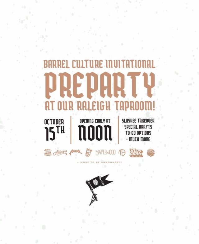 Barrel Culture Pre-Party