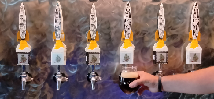 Launch Pad Brewery Taps